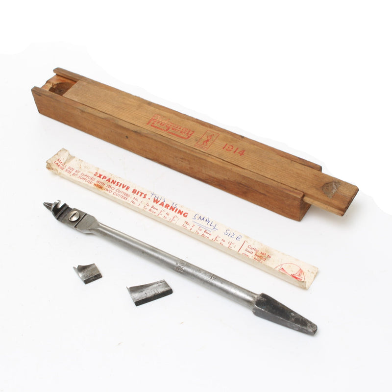 Ridgway Expansive Drill Bit 1914 Small (Pine Box) – OldTools
