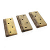 3x Thick Brass Hinges - 4"