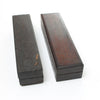 2x Boxed Oilstone Sharpening Stones (Mahogany)