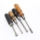 4x Old Socket Tools (Beech)