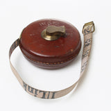 Chesterman Treble Leather Tape Measure No. 1533 - 33ft