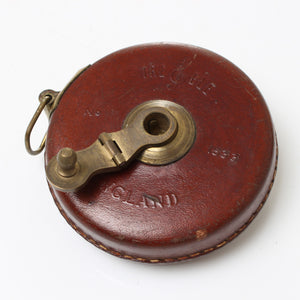 Chesterman Treble Leather Tape Measure No. 1533 - 33ft