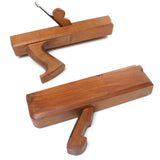 2x Wooden Planes - Round Profiles (Beech)