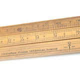 SOLD - Old Dring & Fage Brewers Slide Rule (Boxwood)