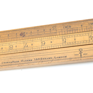 SOLD - Old Dring & Fage Brewers Slide Rule (Boxwood)