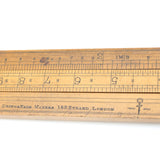 SOLD - Old Dring & Fage Brewers Slide Rule (Boxwood)