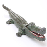 Old Hand Painted Novelty Crocodile Nutcracker - 13 7/8"