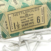 32 Nettlefolds Aluminium Alloy Raised Head Screws – 1 1/2” x 6 - OldTools.co.uk