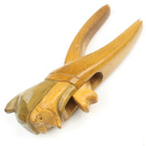 Hand Carved Nut Crackers - Spectacles Character - OldTools.co.uk