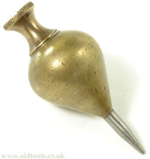 Brass Plumb Bob | 245 grams - OldTools.co.uk