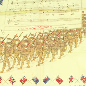 WW1 Silk It’s a long Way to Tipperary Handkerchief - OldTools.co.uk