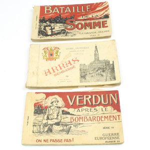 WW1 Postcard Booklets - Verdun | Somme | Arras - OldTools.co.uk