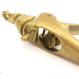 Old Brass Character Nut Crackers - OldTools.co.uk