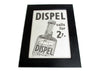 1950's Framed Dispel Picture - Size: A5 - OldTools.co.uk