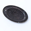 5x Old Brass Decorative Cupped Plates - OldTools.co.uk