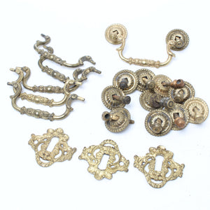 6x Decorative Old Handles - OldTools.co.uk