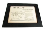 1950's Framed Metalclad Picture - Size: A5 - OldTools.co.uk