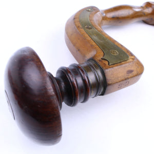 Thos Ibbotson Wooden Drill Brace - OldTools.co.uk