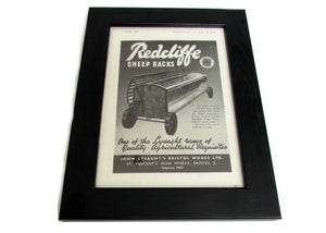 1950's Framed Redcliffe Sheep Rack Picture - Size: A5 - OldTools.co.uk