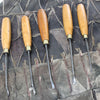 SOLD - 5x Herring Carving Tool Set - Boxwood